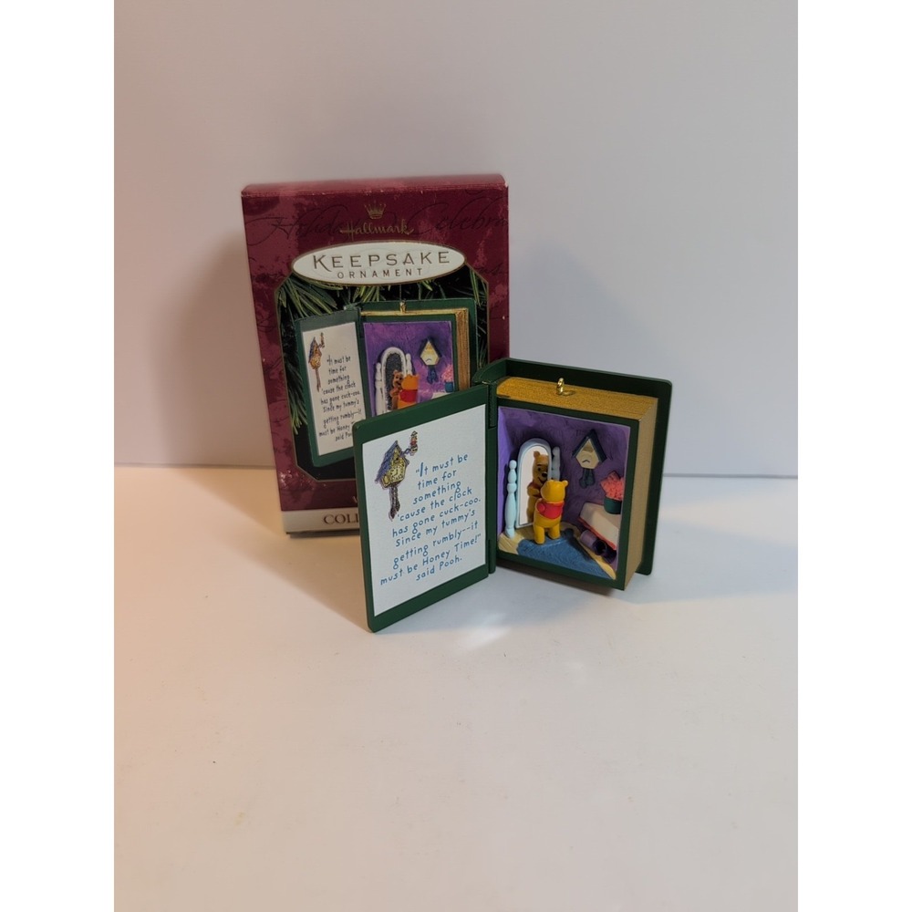 Winnie the Pooh "Honey Time" Series Book #2 1999 Hallmark Keepsake Ornament